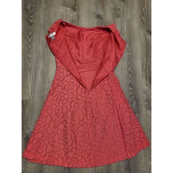 Christopher & Banks  Lined Floral Design Cap Sleeves Pink‎ Dress Size 10 - Picture 11 of 12